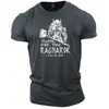 Moderna Nueva Camiseta de Verano Transpirable Cómoda de Cuello Redondo con Estampado de Letras para Hombres, Top Deportivo para Exteriores
