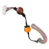 Coisas Boas Lian Corda Criativa para Bule Tampa de Bule de Argila Roxa Tampa de Xícara Cordão Resistente a Quedas Corda de Jogo Wen para Conjunto de Chá Tecido à Mão