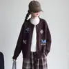 Abrigo suéter de otoño para niñas 2026 nuevo elegante y hermoso cárdigan de punto de primavera y otoño conjunto casual para niños mayores