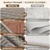 Almofada Quadrada de Colmeia para Sofá de Pelúcia Curta Ultrassônica com Base Antiderrapante Capa de Sofá de Veludo Estilo Minimalista