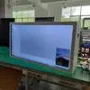 Armário Transparente de 55 polegadas Tela Transparente Touchscreen Máquina All-In-One Modelo de Exibição de Amostras Humano Digital Interativo com IA Explicação Tela Grande