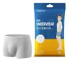 Ropa Interior Desechable de Algodón para Hombre al por Mayor, Sin Lavado, Estéril, Portátil para Viajes de Negocios, Duradera, Transpirable, Talla Grande