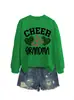 CHEER suéter cómodo holgado talla extra para mujer estampado de leopardo con patrón de corazón comercio exterior transfronterizo Amazon venta al por mayor