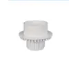 Drenaje secundario de PVC piso oscuro coladera tipo lavabo capa de pulpa seca impermeable a prueba de fugas ducha baño fila oculta artefacto accesorios