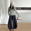 Conjunto de Felpa de Invierno para Niñas 2026 Nuevo Estilo Otoño/Invierno Niños Medianos y Grandes Niñas Sudadera con Capucha Chaleco Pantalones Conjunto de Tres Piezas