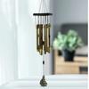Campanilla de Viento Popular Mariposa Transfronteriza con Ocho Tubos de Madera, Tubos de Aluminio, Colgante de Ventilador de Monedas de Cobre, Decoración para el Hogar Colgante de Pared, Decoración de Pared al por Mayor