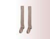 Calcetines Gruesos de Otoño e Invierno hasta la Rodilla para Mujer Calcetines Calentitos de Forro Polar con Rizo para Muslo de Mujer Calcetines Largos Antideslizantes de Caña Alta Protectores de Rodilla Pantorrilla