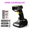 Escáner Inalámbrico Bluetooth A70Dz Escáner de Códigos Unidimensionales y Bidimensionales Logística Express Escáner Auto-Sensible