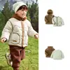 Ropa para Niños Balabala Conjunto de Dos Piezas de Invierno con Forro Polar y Chaqueta de Plumas para Niños Abrigo de Bebé para Niñas de Temporada Tendencia