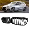 1 Par Rejilla Central de Parachoques Delantero para BMW Serie 2 F45 F46 14-16