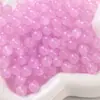 Gelatina de Vidrio Color Sólido Imitación Jade Cuentas Redondas Cuentas Sueltas DIY Hecho a Mano Collar Pulsera Cuentas Accesorios de Joyería Venta al por Mayor