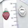 Aceite de Fruta K Blanca Transfronterizo Aleación con Goteo Fresa Plátano Cereza Accesorios para Joyería DIY Llavero Pulsera Collar Colgante