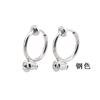 Aretes de Estilo Étnico Retro Aretes de Clip para Primavera Accesorios DIY Sin Agujeros en las Orejas Agujas para las Orejas Aretes de Botón Convertidor de Clip para Aretes