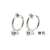 Aretes de Estilo Étnico Retro Aretes de Clip para Primavera Accesorios DIY Sin Agujeros en las Orejas Agujas para las Orejas Aretes de Botón Convertidor de Clip para Aretes