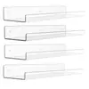 En stock Colgante de pared transfronterizo Colgante de pared acrílico de 15 pulgadas 38 cm Soporte Partición en forma de U Estantería de mano