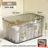 Caja de Almacenamiento de Escritorio Maquillaje Cuidado de la Piel Bocadillos Organizador de Mesa de Café Marco de Almacenamiento Rectangular Caja de Alimentación Transparente