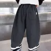 Calça Masculina Outono 2026 Novo Estilo Street Cool Kids Calça Esportiva Estilo Coreano Lindo Bebê Estilo Primavera e Outono Calça de Moletom