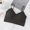 Cinturón fino sin costuras, sexy, con espalda abierta grande, hermosa espalda, tubo para el pecho sin aro de acero con base de almohadilla para el pecho, ropa interior deportiva, sujetador para mujer