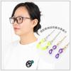 Cadena de Gafas de Silicona Colorida Accesorio DIY Correa Antideslizante Antiperdida Cadena para Mascarilla Hebilla Conector para Mayorista Hebilla de Gafas