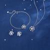 BaObAo Diseño Original Plata Esterlina 925 Collar Planeta de Ensueño para Mujer Ins Nicho Alta Gama Lujo Ligero Cadena Clavícula de Hada