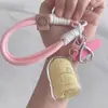 Llavero Dorado Shuibei con Diseños de Casa, Dinero y Coche, Oro Puro 999, Cadena para Teléfono, Colgante para Bolso, Regalo
