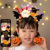 Linterna de calabaza de Halloween, adorno decorativo brillante, accesorio para decoraciones de Halloween, palo retorcido, materiales para manualidades DIY para niños, regalo