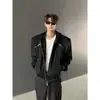 Sudadera con capucha de peso pesado estilo retro americano para hombre, Chaqueta cárdigan casual holgada de alta costura, Sudadera con cremallera de silueta estilo coreano para hombre
