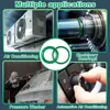 Bestseller transfronterizo de Amazon/TEMU 595 PIEZAS Kit de reparación de juntas tóricas juego de reparación de emergencia para aire acondicionado de coche verde