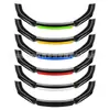 Automóvil general modificado cuatro secciones pala frontal patrón de fibra de carbono tres secciones faldón lateral protector de esquina de parachoques delantero labio delantero parachoques personalizado