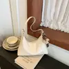 Nova bolsa de alta qualidade para axila 2026, bolsa de ombro feminina, moderna e casual, bolsa transversal simples e texturizada, bolsa de trabalho estilo coreano