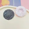Acessórios de Chapéu Xadrez de Tecido Fresco e Simples Brinquedo DIY Boneca Chapéu Nu Mini Decoração Materiais de Chapéu Pequeno