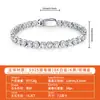 Pulsera de Tenis de Plata S925 con Moissanita, Más Vendida en Europa y América, para Mujeres de Oficina que Van al Trabajo, Nicho de Lujo Ligero con un Toque de Alta Gama, No se Desvanece