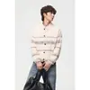 Suéter casual versátil de punto retro callejero moderno estilo japonés Rumeng para hombres y mujeres, otoño, ajuste holgado, para parejas