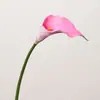 Flor Artificial de Lirio de Calas de Alta Calidad Decoración para el Hogar Flor Falsa con Tacto de PU Material para Arreglos Florales de Mesa de Comedor de Hotel Flores para Bodas