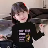 Y2223# playera de terciopelo para niña del Joker manga larga ropa para niños nueva playera de otoño top playera básica para niños grandes
