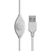 Cabo de Interruptor de Dimmer Online Contínuo de Botão Único Cabo Interruptor USB Cabo de Controle de Energia Luz Noturna Luminária de Mesa Dc