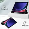 Adecuado para 26 modelos de fundas protectoras para tablet Samsung TabS12 plus12.4 S12 Ultra14.6 con ranura para bolígrafo acrílica