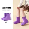 Venta al por mayor de Botas de Lluvia de Invierno para Mujer hasta la Pantorrilla, Zapatos de Lluvia Impermeables de Moda para Exteriores, Resistentes al Desgaste, Zapatos de Agua para Cocina, Trabajo, Viajes