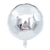 Globo de aluminio de película de aluminio de siete colores de 18 pulgadas de estilo personalizado Fiesta de cumpleaños decoración de boda lote de globos de papel de aluminio