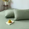 Un par de fundas de almohada 100% algodón 48x74cm, funda interior para almohada individual, funda de almohada de algodón puro, funda de almohada de color liso, pieza individual