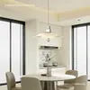 Lustre moderno minimalista Bauhaus para sala de estar e jantar com senso de design de alta qualidade, adequado para escritório, quarto, corredor criativo e hall de entrada, com recursos de proteção ocular