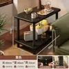 Mesa de centro de madera maciza, mesa de centro para sala de estar, mesa de té para uso doméstico, mesa de centro pequeña para apartamentos pequeños, mesita de noche, mesa de té, mesa auxiliar pequeña combinada, mesa baja