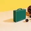 Caixa de Presente de Couro, Caixa High-End Personalizada com Tampa Flip-Top, Embalagem para Chá, Caixa Portátil, Caixa para Produto de Cuidados com a Saúde, Frasco de Cordyceps, Vendas Diretas de Fábrica