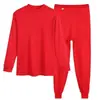 Traje hombres y mujeres Gran Rojo ropa de otoño pantalones largos año de nacimiento ropa interior térmica boda afortunado