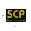 Parche de Velcro con Logo de la Fundación SCP Reflectivo Parche de Capítulo Brazalete Hobby Naturaleza Chaleco Táctico SCP