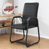 Silla de computadora, silla para oficina en casa, cómoda para sentarse a largo plazo, silla curva para reuniones de personal, silla de mahjong, silla para estudiante de dormitorio con respaldo