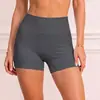 Nuevos pantalones de yoga de control de abdomen transfronterizos de Chen Shijie, shorts de yoga de cintura alta que levantan los glúteos, shorts deportivos transpirables de glúteo de melocotón
