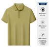 Ropa de trabajo de verano fresca Camisa POLO estampado LOGO bordado uniforme camisa cultural 7A antibacteriana manga corta Camiseta Guangzhou