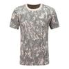 Ropa de Entrenamiento Redonda para Exteriores Camisetas de Manga Media de Algodón Camuflaje para Hombre de Manga Corta Transpirable de Malla Ropa de Entrenamiento al por Mayor