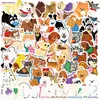 50 Adesivos de Cachorro Fofos Estilo Desenho à Mão para Decoração de Celular e Caderno